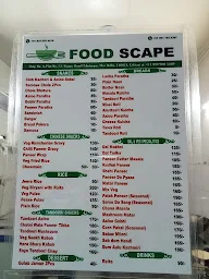 Food Scape menu 1