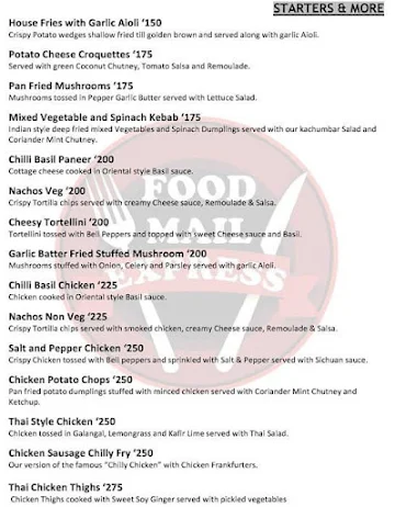 Food Mail Express menu 