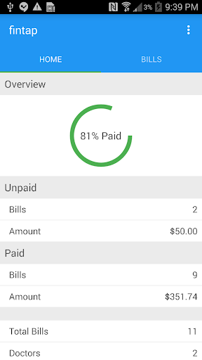 Fintap - Pay medical bills