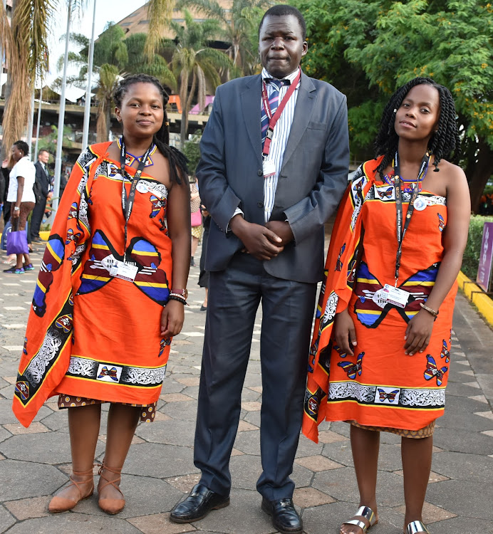 Zethu Matsebula from Swaziland, Willy Ochieng from Yemen and Ayanda Diamini from Swaziland Network of Young Positives