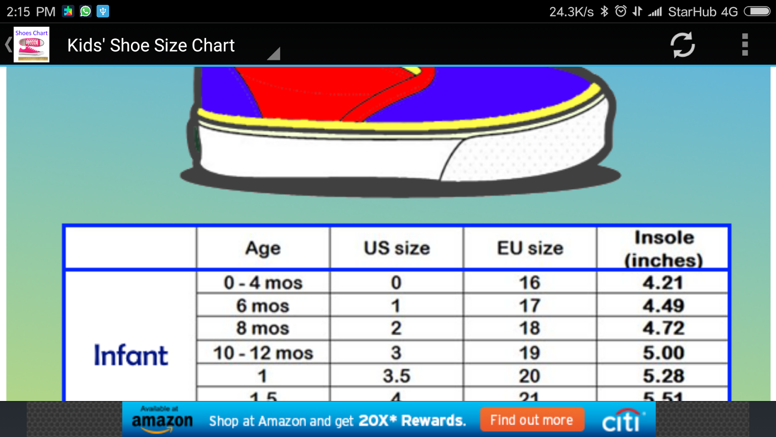 Adult Shoe Size 57