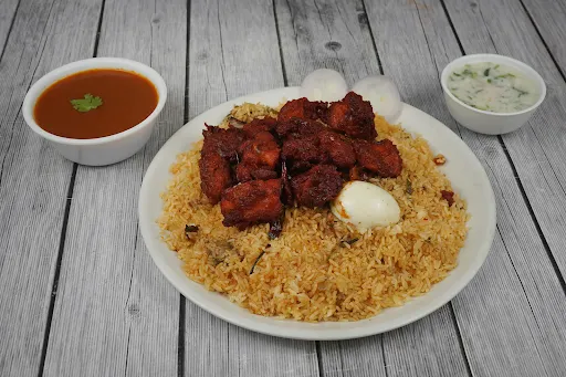 Chicken Kebab Biryani