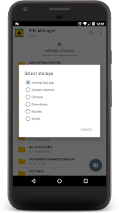 FILE MANAGER PRO Screenshot