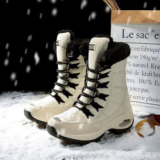 Title 4, Womens Snow Boots Winter Plus Velvet Warm Cott...