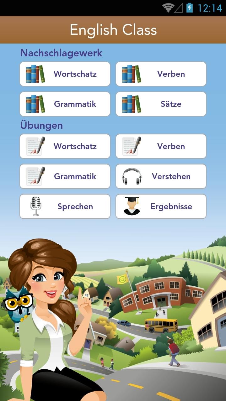 Android application English Class screenshort