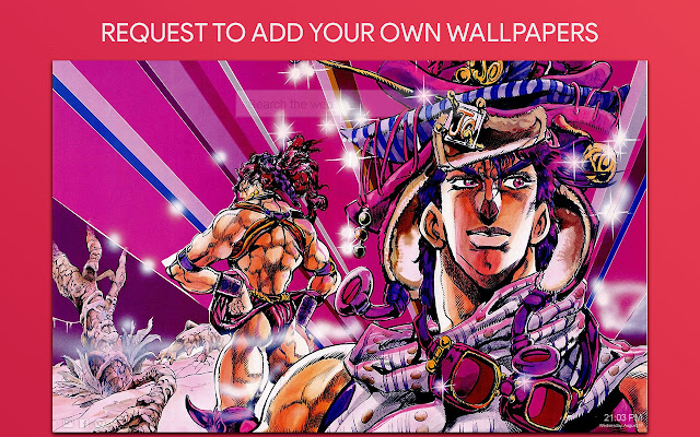 Jojo Wallpaper HD Custom New Tab