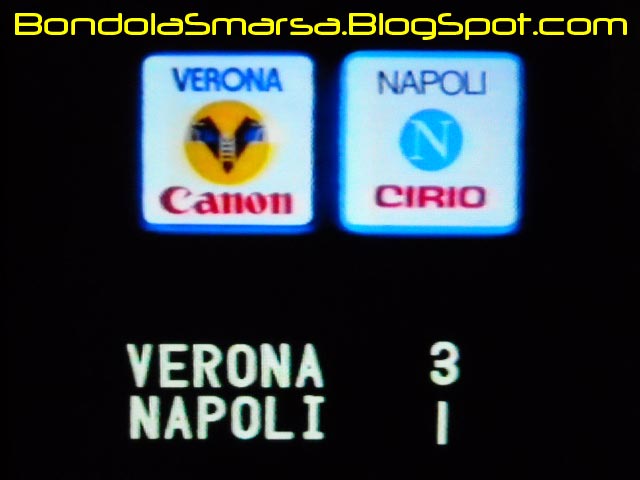 1^ Giornata Verona 3-1 Napoli (16 Settembre 1984)