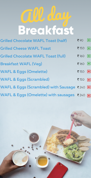 Wafl Cafe menu 