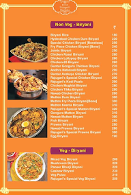 Rajugari’s Ruchulu menu 2