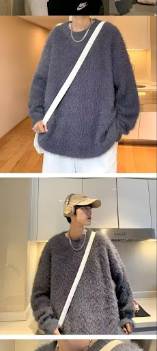 Title 3, Mens Mink Fur Coat Korean Style Autumn and Win...