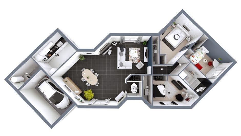 Vente maison neuve 4 pièces 114 m² à Arbanats (33640), 355 000 €