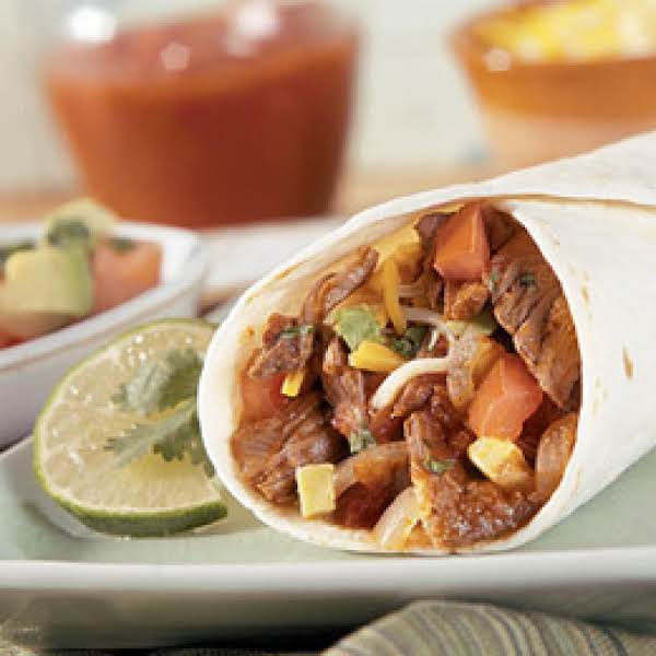 Tex-Mex Beef Wraps (Crockpot)_image