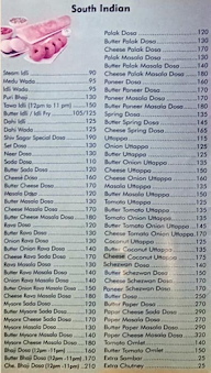 Shivsagar Veg Restaurant menu 3