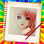 Cover Image of Download How to draw anime step by step 2.0 APK