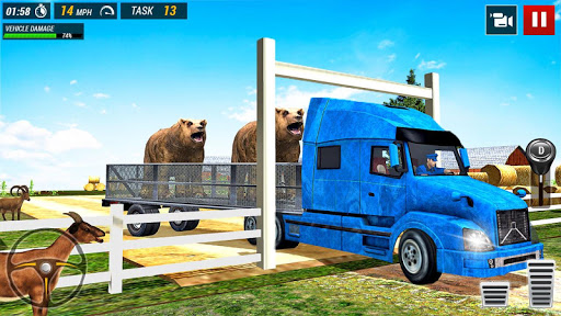 Offroad Truck Animal Transport Games
