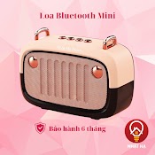 Loa Bluetooth Mini Dễ Thương Retro Bs32, Loa Nghe Nhạc Bluetooth Hỗ Trợ Thẻ Micro Sd, Usb, Nghe Đài Fm