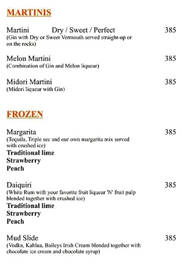 Zaffran menu 