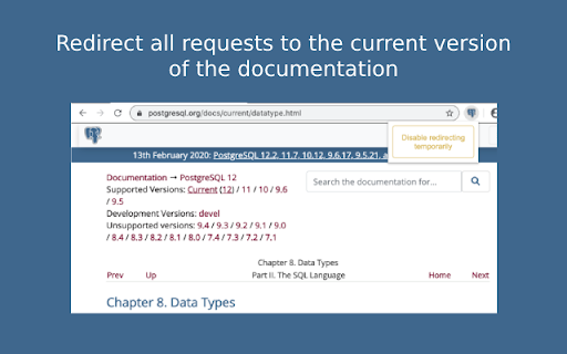 Postgres Docs Redirect