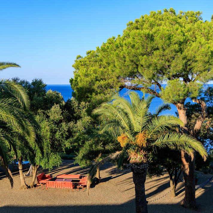 Villa Talamo window view