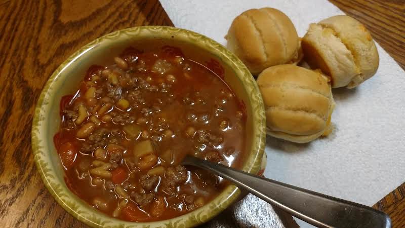 Ranch Stew & Cheese Biscuits