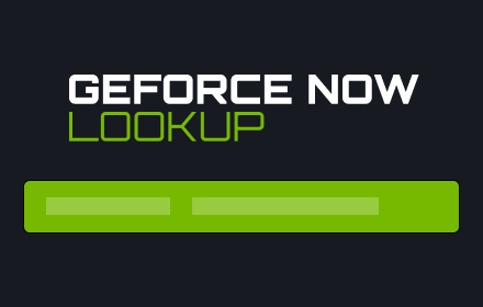 GeForce Now Lookup small promo image