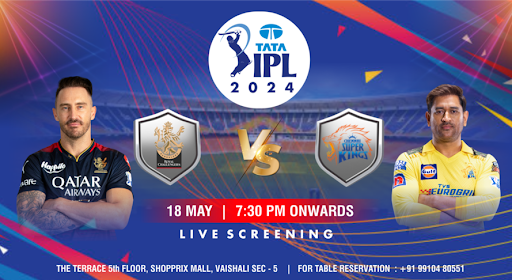 CSK vs RCB: TATA IPL 2024 screening at The Terrace 