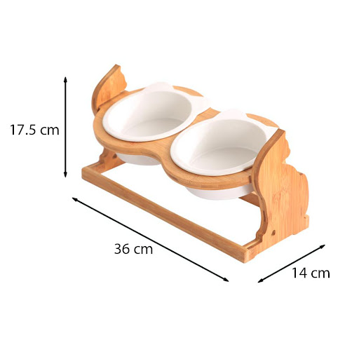 Title 5, Cat food bowl, non-slip, easy to clean, ergonom...