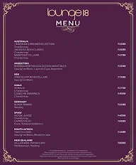 Lounge 18 - Marriott Jaipur menu 2