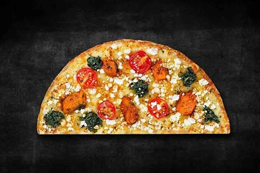 Feta Tandoori Thunder Chicken Semizza (Half Pizza)(Serves 1)