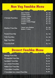 La Foochka menu 1