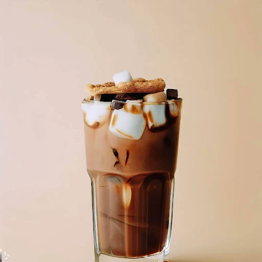 Marshmallow Iced Mocha [450 Ml, Mason Jar]