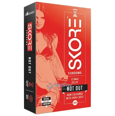 Skore Not Out Climax Delay Condom - 10