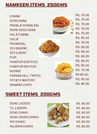 Deepak Bhelpuri House menu 1