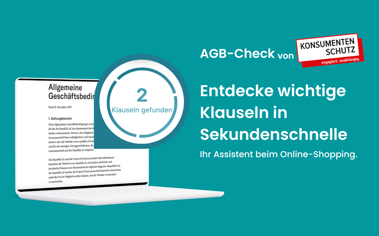 AGB-Check von Stiftung für Konsumentenschutz Preview image 2