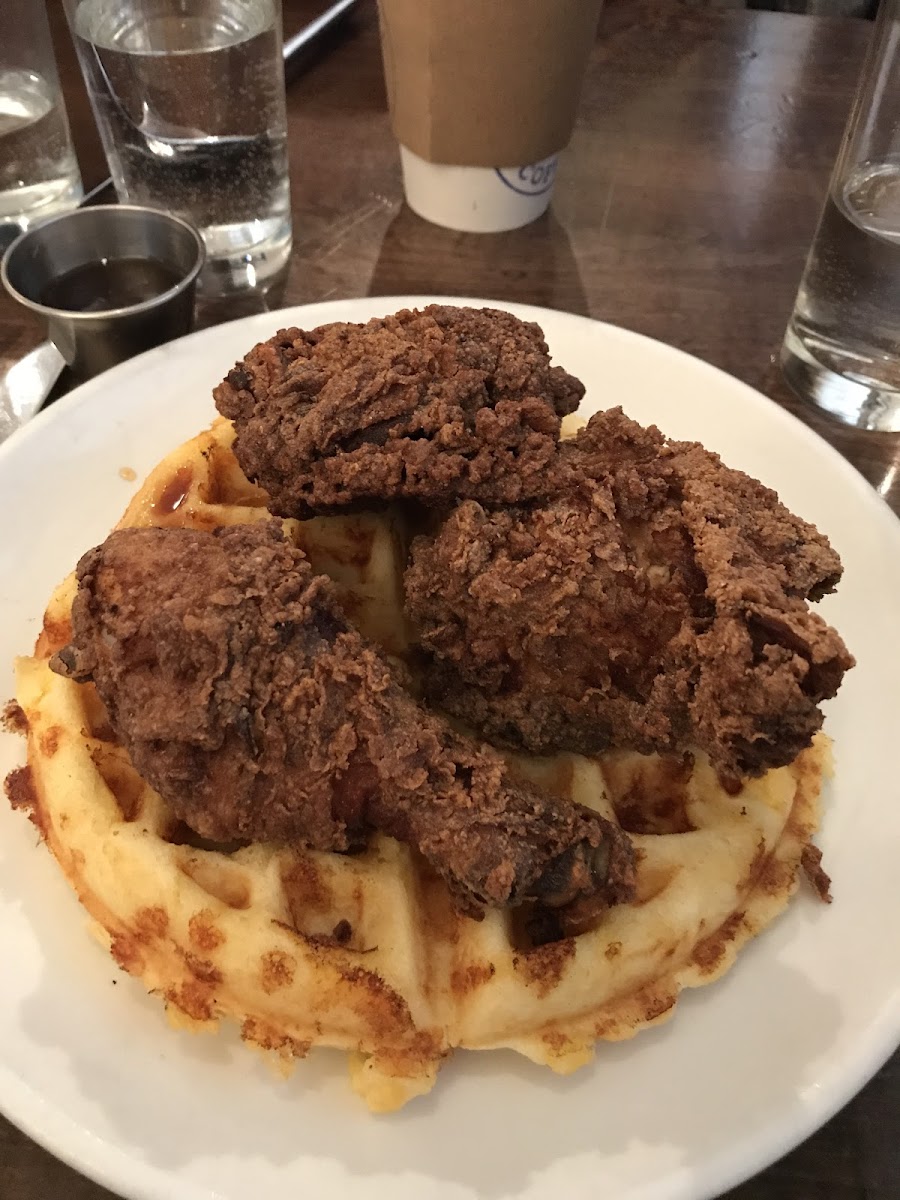 Gluten-Free Waffles at Friedman's Hell's Kitchen