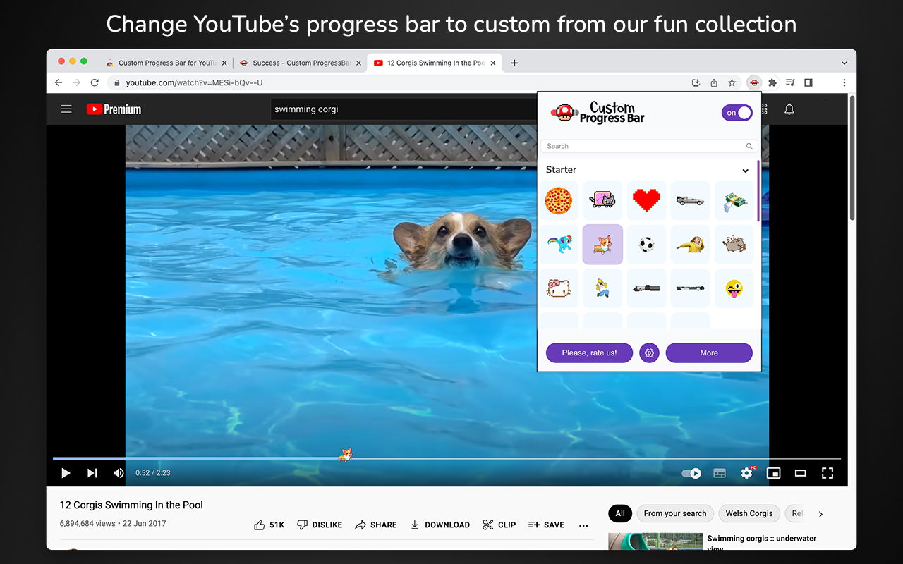 Custom Progress Bar for YouTube™ Preview image 5