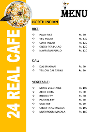 24 Real Cafe menu 4