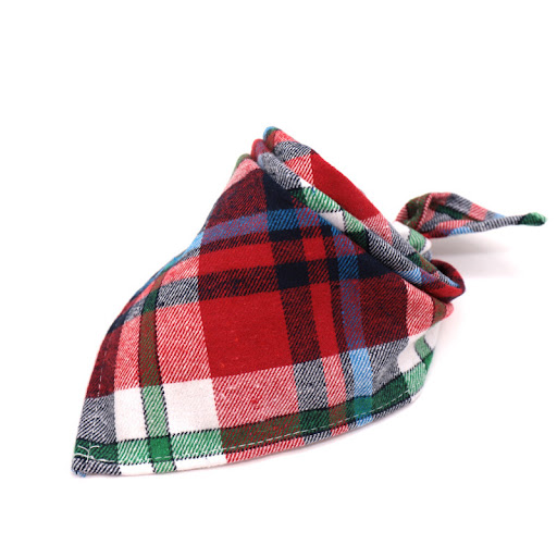 Title 7, Cotton flannel baby plaid triangle scarf, soft ...