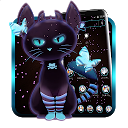 Download Dark Neon Kitty Theme Install Latest APK downloader