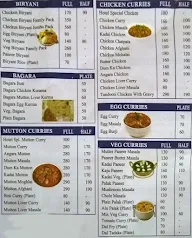 Shiva Hotel menu 1