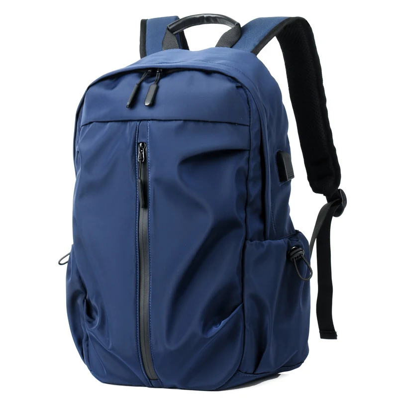 Mochila Casual Masculina Estilo Urbano Simples Bolsa para Computador Design de Moda Streetwear Conforto e Praticidade Diária