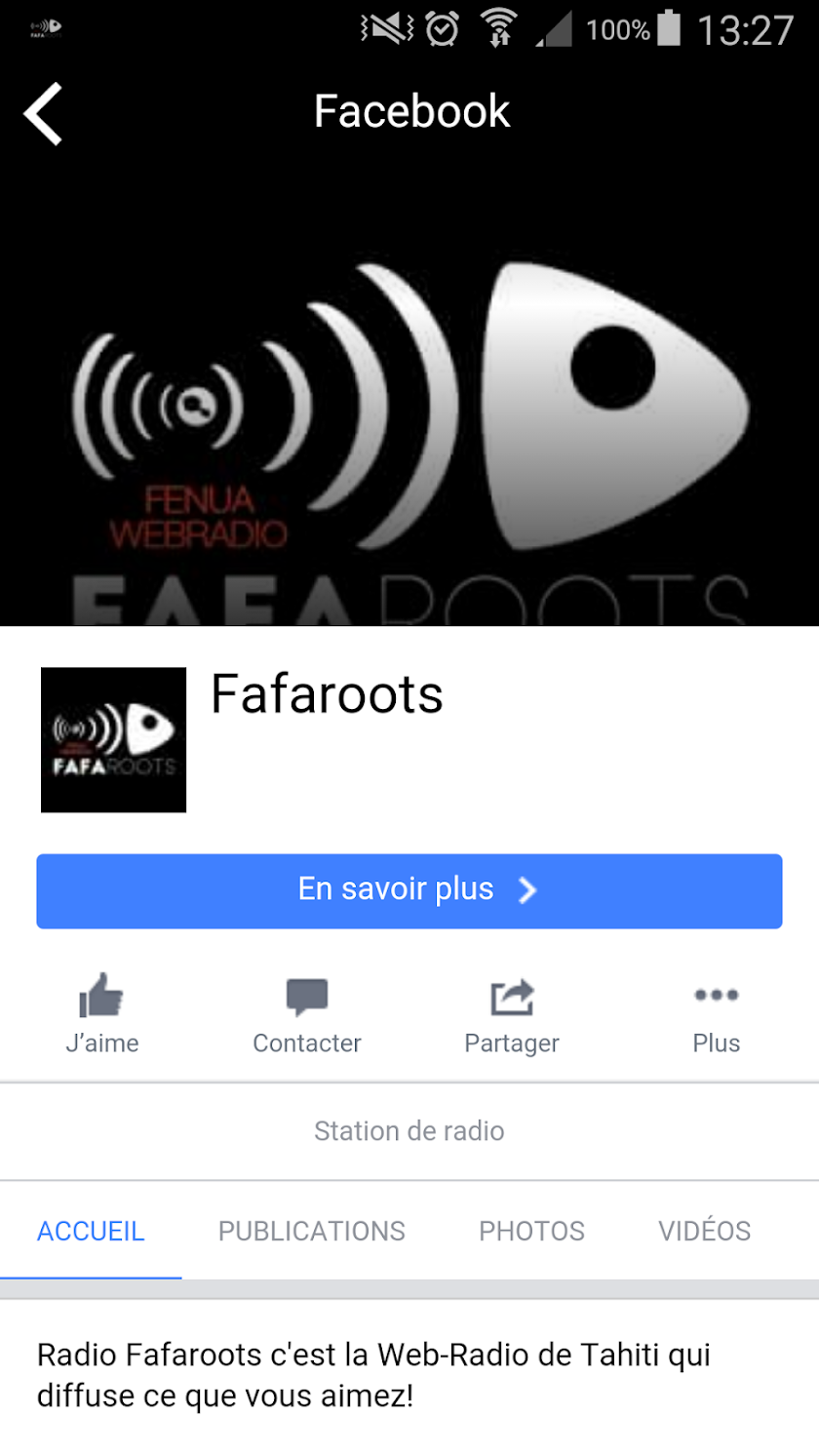 RADIO FAFAROOTS Screen 2