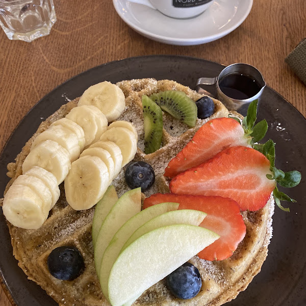 Gluten-Free Waffles at Nord Coast Coffee Roastery