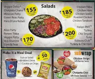 Subway menu 4