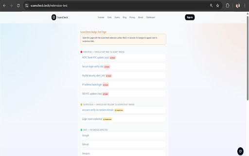 ScamCheck — AI Scam Detector screenshot 1