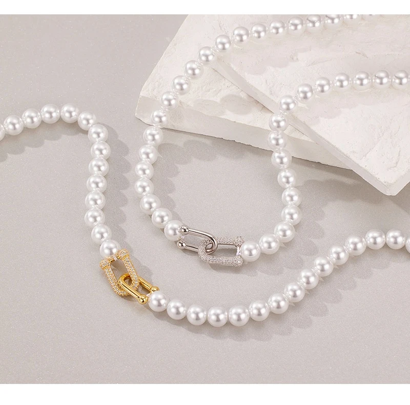 Title 2, Vachette Sluiting Parelketting 925 Zilver Licht...