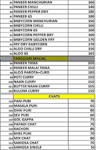 Akshara Grand menu 5