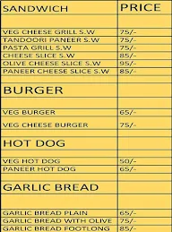 The Unique Bakery And Fast Food menu 1