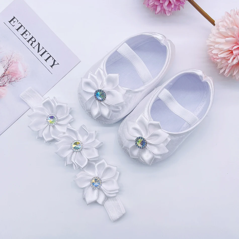 Lente en herfst nieuwe baby prinses schoenen 0-1 jaar, stoffen zool, pumps voor 3-5-8-9-10 maanden oude peuters. Peuterschoenen.