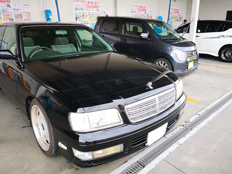 グロリアの#洗車・Y33グロリア・寒いよ…・ヘッドライト黄ばみとりに関するカスタム事例の投稿画像1枚目